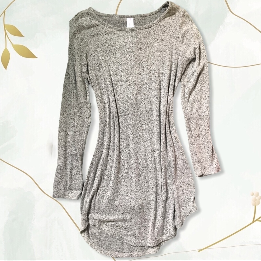 COZY BLACK & GRAY DRESS by NO BOUNDARIES